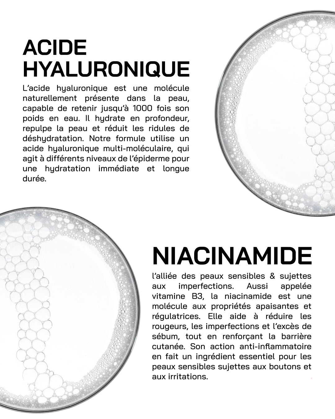 Acide Hyaluronique + Niacinamide [ Peaux Sensibles ]